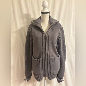Burberry Gray Knit Sweater Men’s L